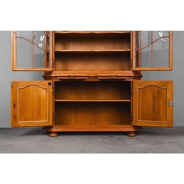 Vintage Display Cabinet in Oak and Solid Wood For Sale - Image 14 of 18