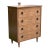 Likely 1960s Mid-Century Modern Possibly Walnut Highboy Dresser For Sale