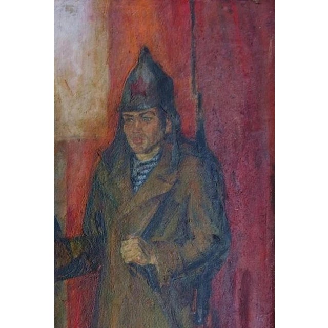 Realism Antique Man Portrait Oil Painting, Soviet Art, 1969 82-56 For Sale - Image 3 of 6