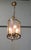 Vintage Round Art Deco Brass and Glass Lantern, 1920 For Sale - Image 3 of 8
