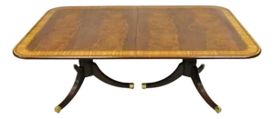 Baker Stately Homes Collection Georgian Duncan Phyfe Mahogany Dining Room Table