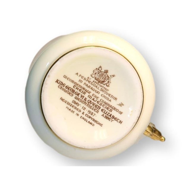 English George VI Coronation Commemorative Mug, England 1937 For Sale - Image 3 of 3