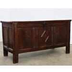 French 19th Century Solid Oak Coffer For Sale - Image 13 of 13