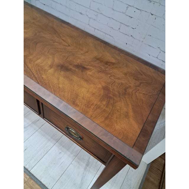 Vintage Mahogany Writing Desk from Bevan Funnell Ltd., 1980s For Sale - Image 17 of 18