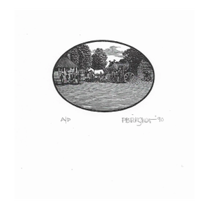 1990 Paul Ritscher Journal of Henry Waller Stage Coach Engraving