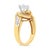 Haus of Brilliance 14K Yellow Gold Princess, Baguette, and Pie cut Diamond Marquise Shaped Ring (1 1/4 Cttw, G-H Color, EVS1010 For Sale - Image 4 of 7