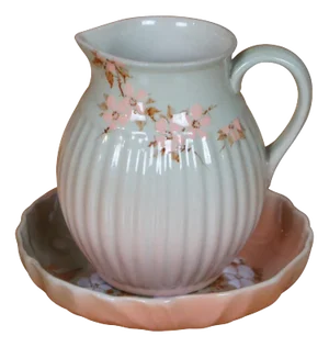 Antique Rookwood 1888 Sarah Alice Toohey Creamer Pitcher & Underplate