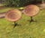 Rattan and Iron Swivel Pod Chairs, 1960s, Set of 2 For Sale - Image 10 of 10