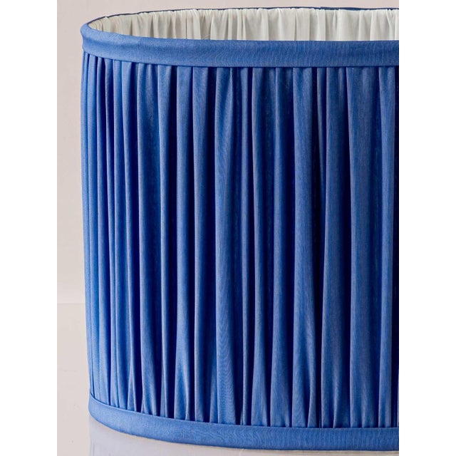 Royal Delft Blue Louis XV Table Lamps, New Pleated Lampshades, Set of 2 For Sale - Image 13 of 16