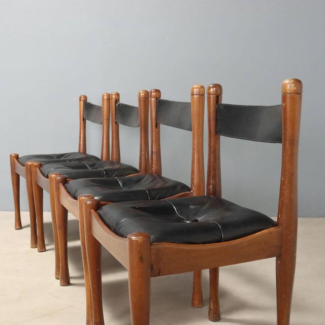 Chairs by Silvio Coppola for Bernini, 1970s, Set of 6 For Sale - Image 3 of 11
