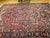 Vintage Persian Heriz Rug, Hand-Knotted Wool, Geometric Medallion Pattern, Red & Navy, 9x12 For Sale - Image 9 of 18