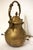 Antique Engraved Victorian Brass Hot Water Tea Kettle For Sale - Image 4 of 12