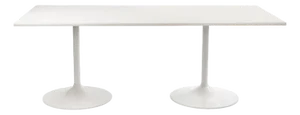 West Coast Industries Tulip Double Pedestal Dining Table