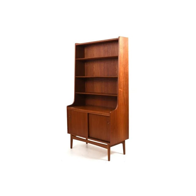 Cabinet / Bookcase in Teak by Johannes Sorth, 1960s For Sale - Image 10 of 10