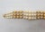 Gold Vintage 1950s Signed Napier Goldtone & Faux-Pearl Beaded Bracelet For Sale - Image 8 of 9