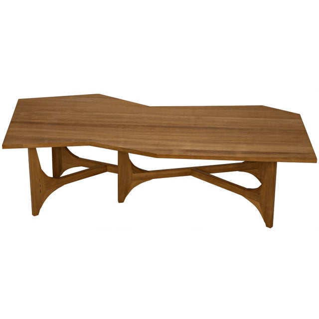 Brown NOIR Fenton Coffee Table in Gold Teak For Sale - Image 8 of 11