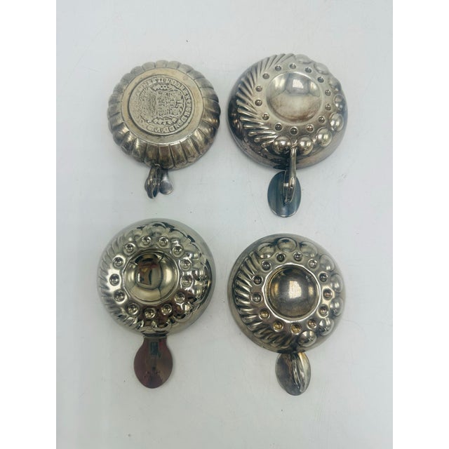 1900 - 1909 Set of Four French Tastevins For Sale - Image 5 of 11