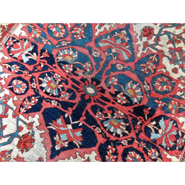 1920s Antique Persian Ferghan Rug, 3'2"x 5'1" For Sale - Image 4 of 12