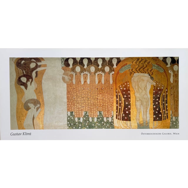 Gustav Klimt (1862-1918), Beethovenfries: 'Diesen Kuß Der Ganzen Welt', 1902, Collection...copyright Acte...printed in the Netherlands For Sale - Image 13 of 13