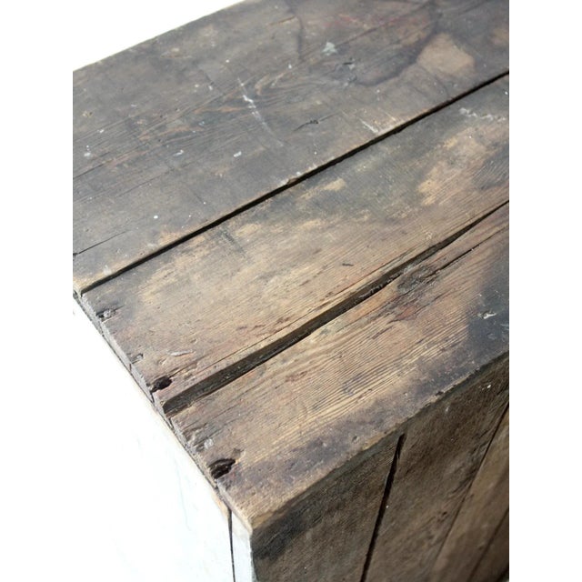 Antique Rustic Farmhouse Cupboard Cabinet For Sale - Image 12 of 12