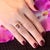 Diamond Tourmaline Rubellite Ring 6.5 18k Gold 3.11 TCW Certified For Sale - Image 10 of 13