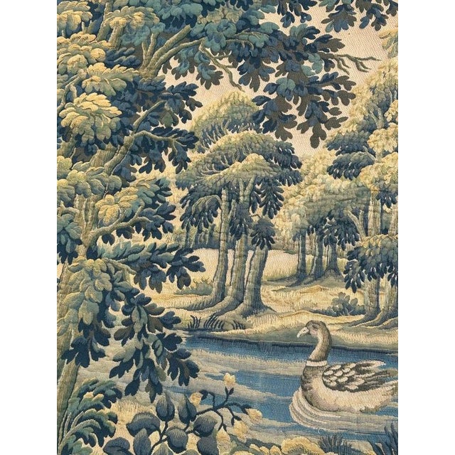 Mid-Century French Jacquard Halluin Tapestry in the style of Aubusson, 1960s For Sale - Image 4 of 18