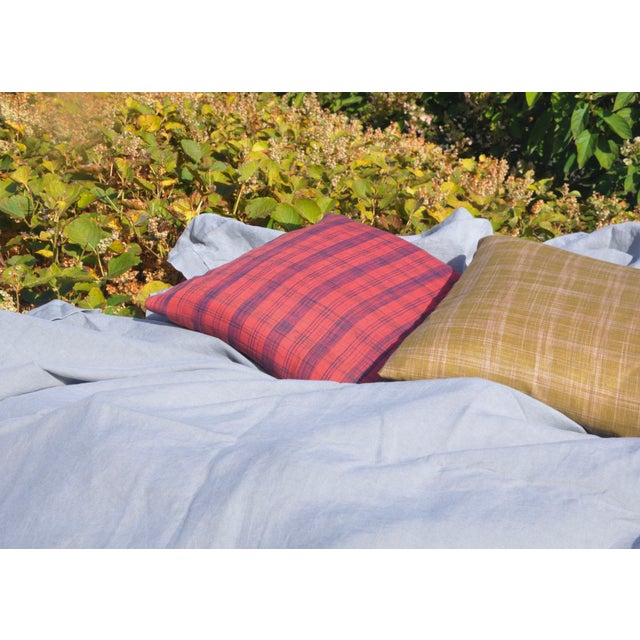 Modernplum Plum Textiles Cascade Marron Linen For Sale - Image 4 of 4