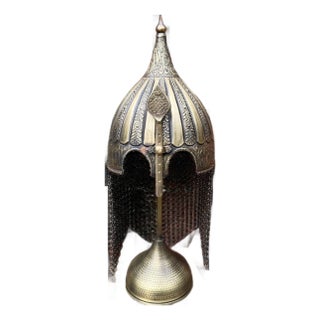 Fluted Ottoman Chichak Helmet For Sale