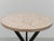 Gold Round Outdoor Terrace Stone Top Table, France, 1930s For Sale - Image 8 of 18