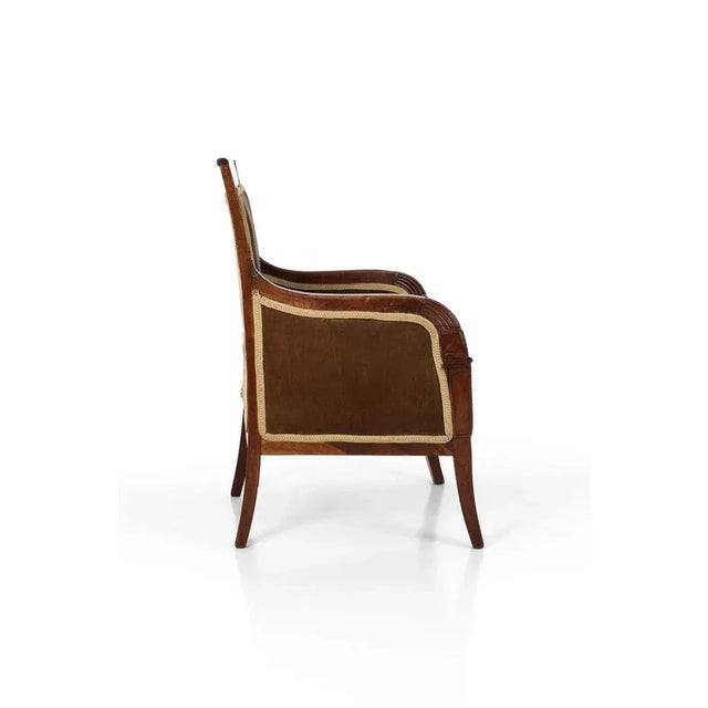 Regency Rosewood Library Armchair For Sale - Image 4 of 11