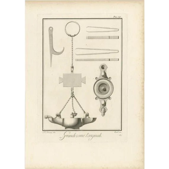 Bayardi, Illustration of the Monuments of Herculaneum, 1762, Print For Sale