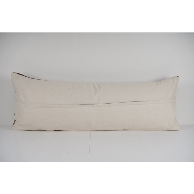 Bohemian Bedding Wool Kilim Pillow Cover For Sale - Image 4 of 4