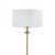 Transitional Regina Andrew Clove Stem Floor Lamp in Antique Gold Leaf For Sale - Image 3 of 5