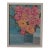Modern, Abstract Folk Art Floral Acrylic Painting, “Grandma’s Flowers,” Signed, Dated For Sale