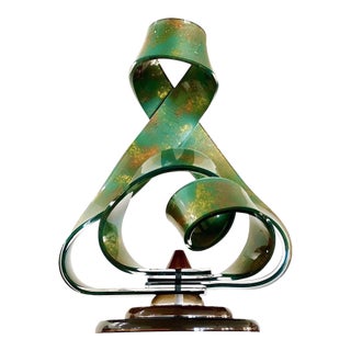 Vintage Shlomi Haziza Signed Lucite Abstract Sculpture For Sale