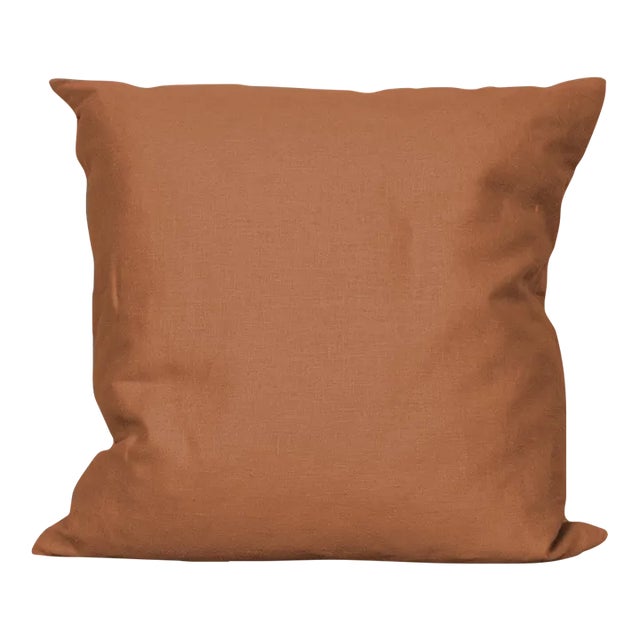 Clay Linen Pillow For Sale