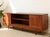 Mid 20th Century Vintage Teak Credenza With Two Sliding Doors For Sale - Image 5 of 12