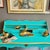Art Deco Brass Desk Set with Stylized Eagle Heads, 1920s, Set of 5 For Sale - Image 6 of 18