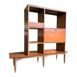 Mid Century Hooker Mainline Room Divider Wall Unit For Sale