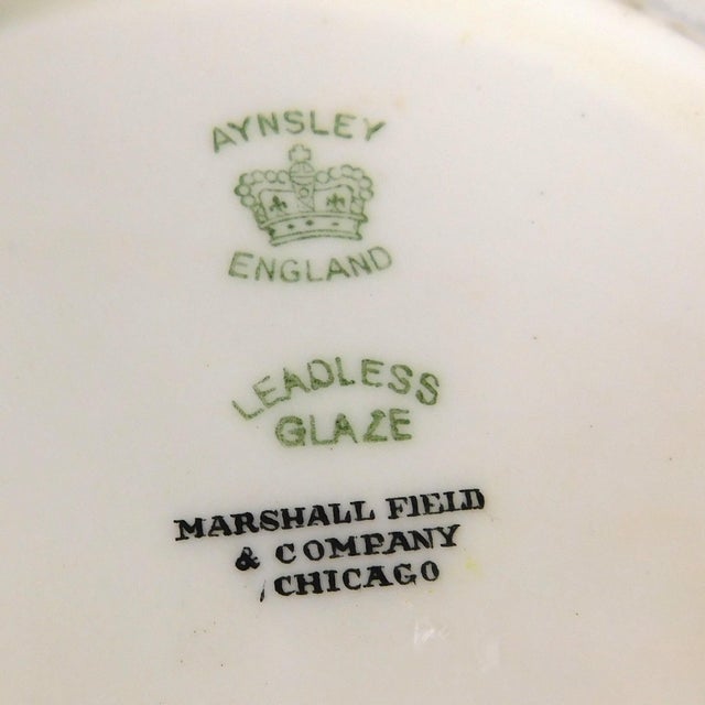 1960s John Aynsley and Sons Soup Bowls in Pattern 5683 - Set of Five For Sale - Image 10 of 10