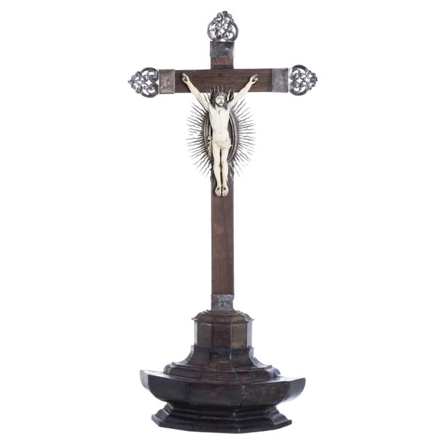 Indo-Portuguese Crucified Jesus Christ, 17th Century For Sale