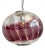 Space Age Murano Glass and Chrome Pendant from AV Mazzega, Italy, 1970s For Sale