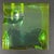 1960s Mid-Century Optical Light and Space Sculpture Green Lucite Cube Attributed to Roz Stroll For Sale - Image 10 of 12