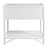 Not Yet Made - Made To Order Olympia One-Drawer Nightstand in White For Sale - Image 5 of 7