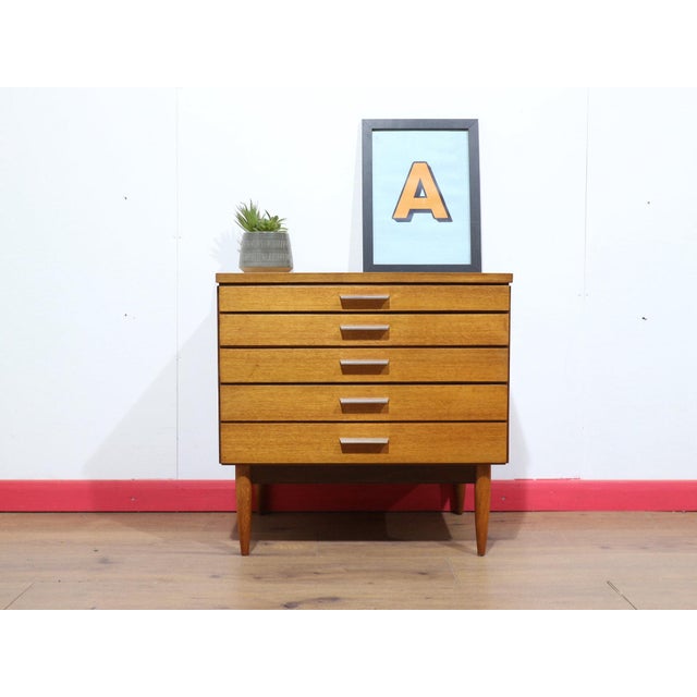 Mid Century Modern Vintage Teak Short Dresser Drawers by White and Newton For Sale - Image 4 of 14