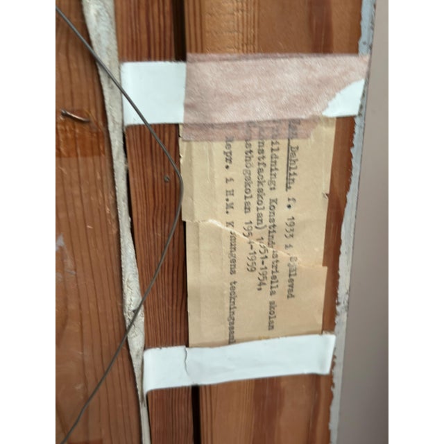 Jan Dahlin, Pine Forest, 1959, Oil on Canvas, Framed For Sale - Image 6 of 18