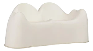 Molar' Gel-Coated Fiberglass Loveseat Sofa by Wendell Castle, c. 1969