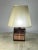 Italian Table Lamp in Walnut and Copper, 1990s For Sale - Image 6 of 13