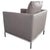 George Lounge Chair in Grey Leather by Antonio Citterio for B&B Italia For Sale - Image 3 of 3