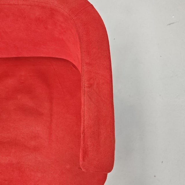 Poney Swivel Armchair with Casters by G. Moscatelli for Formanova, 1960s For Sale - Image 3 of 18